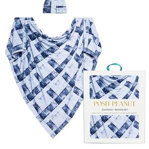 NWT Posh Peanut Denim Plaid